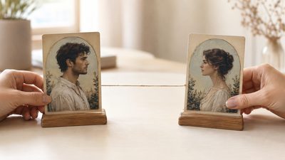 Карты Мужчина и Женщина в Ленорман